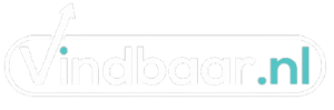 Vindbaar.nl logo with upward arrow